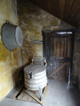 wasmachine in het washok
